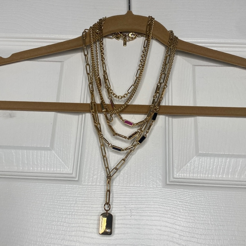 WHBM multi layer necklace